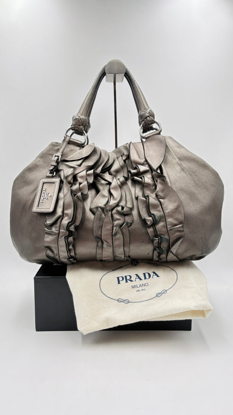 Borsa Nappa Ruffle PRADA