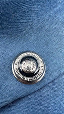 Giacca bluette in seta vintage GIANNI VERSACE