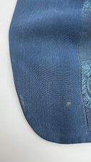 Giacca bluette in seta vintage GIANNI VERSACE