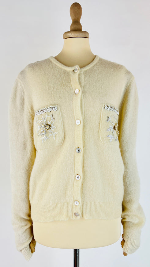 Cardiagan vintage ricamato