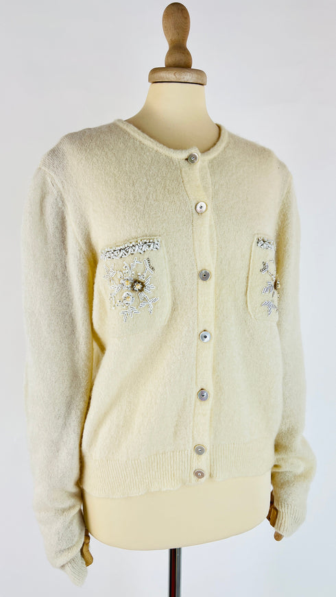 Cardiagan vintage ricamato