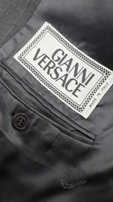 Giacca monopetto grigia vintage GIANNI VERSACE