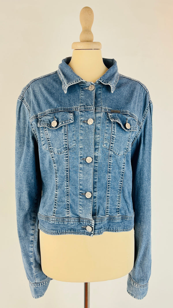 Giacca corta in denim