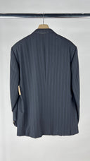 Completo vintage gessato blu GIANNI VERSACE couture