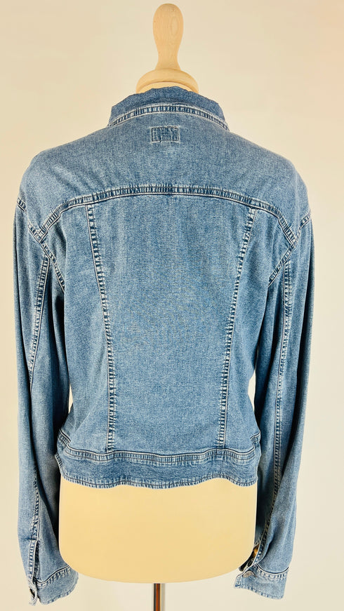 Giacca corta in denim