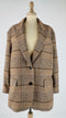 Blazer pied de poule con cartellino