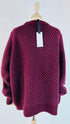 Maglione strass con cartellino
