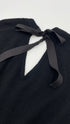 Abito lungo cashmere e nylon