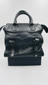 Borsa pelle intrecciata