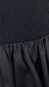 Abito lungo cashmere e nylon