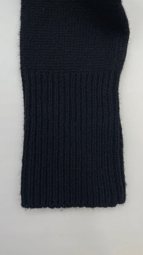 Abito lungo cashmere e nylon