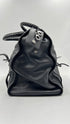 Borsa pelle intrecciata