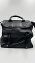 Borsa pelle intrecciata
