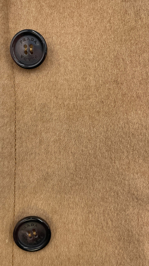 Blazer monopetto in cammello