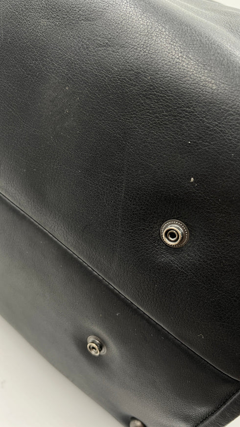 Borsa pelle intrecciata