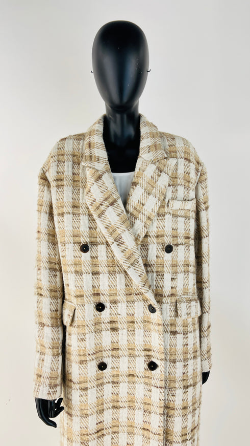 Cappotto oversized tweed