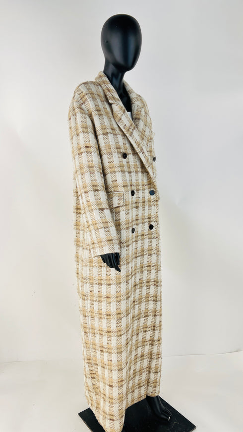 Cappotto oversized tweed