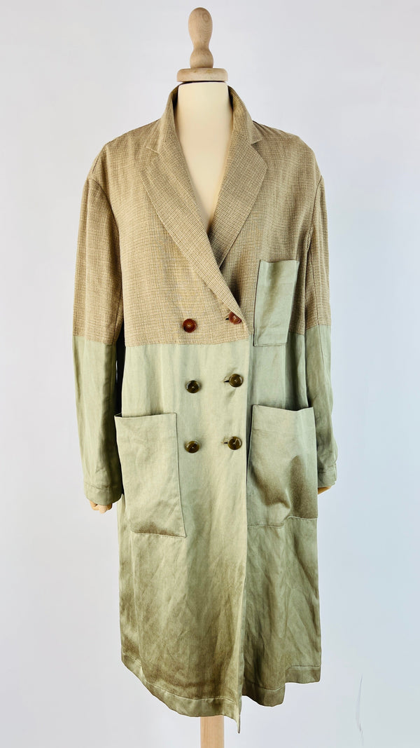 Blazer lungo lino cotone