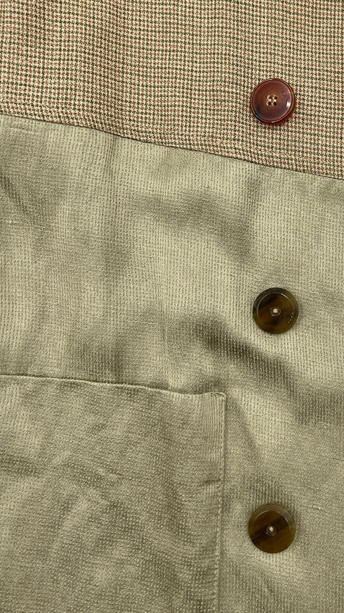 Blazer lungo lino cotone