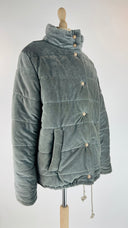 Piumino effetto suede Unsigned