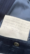 Abito gessato bottoni oro GIANNI VERSACE