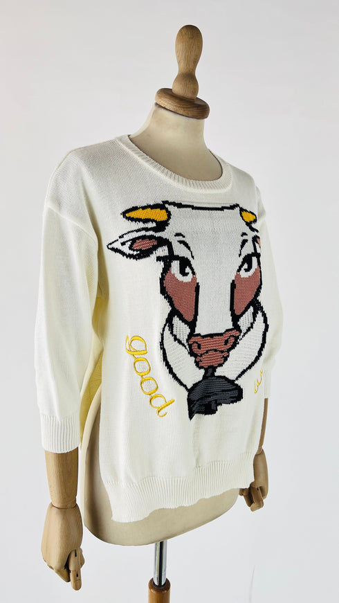 Maglia "Good Luck" con cartellino