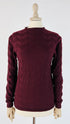 Pullover maglia spiga