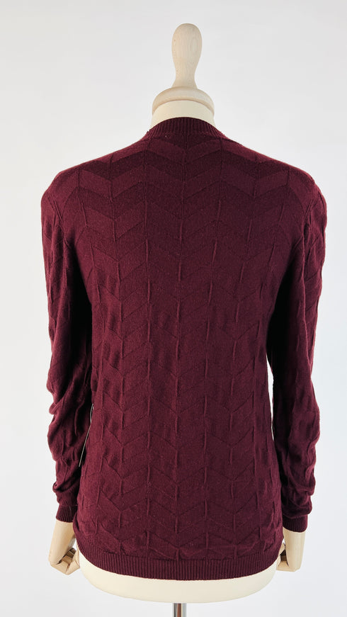 Pullover maglia spiga