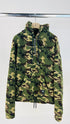 Anorak con cappuccio camouflage