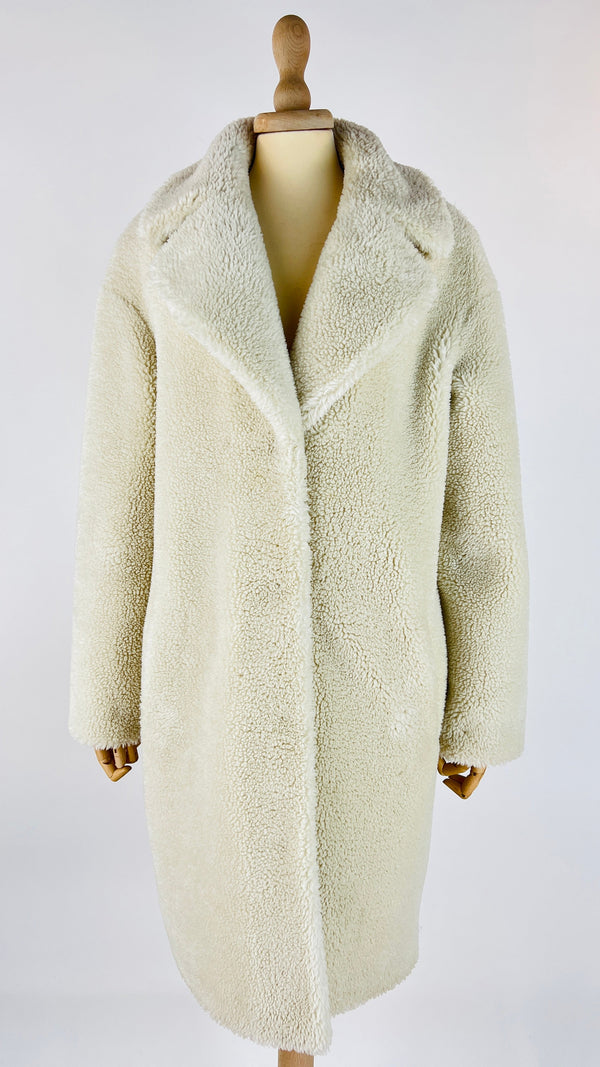 Cappotto teddy bianco
