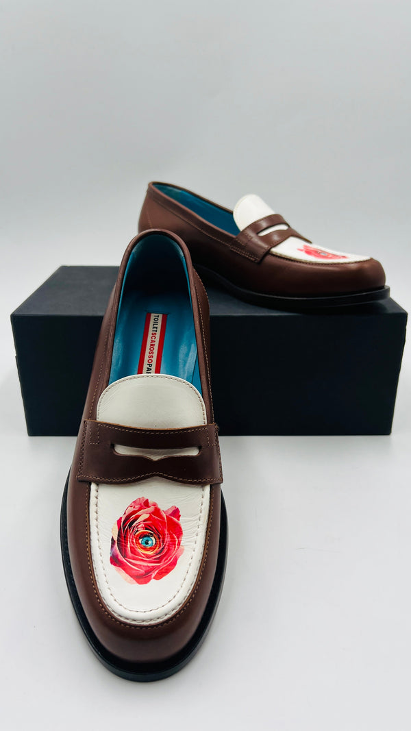 Mocassini "Eye & Rose" N.40