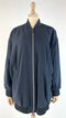 Bomber blu con zip
