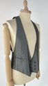 Gilet vintage in jacquard di seta