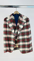 Giacca tartan con gilet