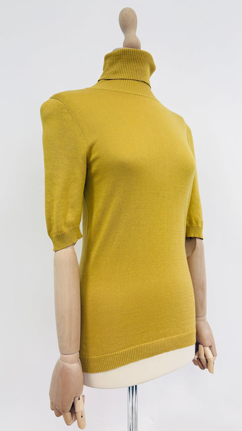 Dolcevita in seta-cotone