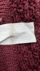 Cardigan in maglia con collo pelliccia MISSONI