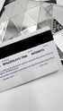 Triangle Bi-Fold Wallet Argento
