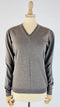 Pullover V in lana