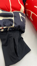 Piumino logo all-over Moncler grenoble