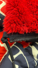 Piumino logo all-over Moncler grenoble