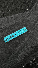 Smanicato a righe paillettes ALICE+OLIVIA