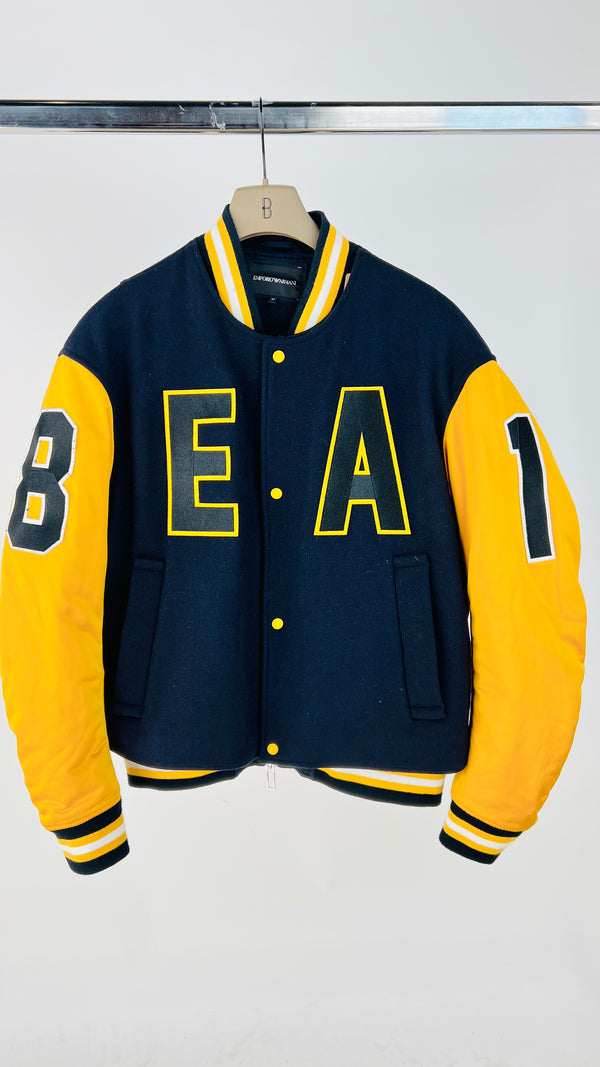 Bomber jacket stile baseball