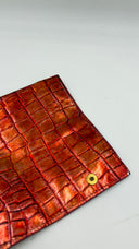 Tote-bag marrone-oro con cartellino Nanni