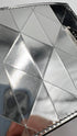 Triangle Bi-Fold Wallet Argento