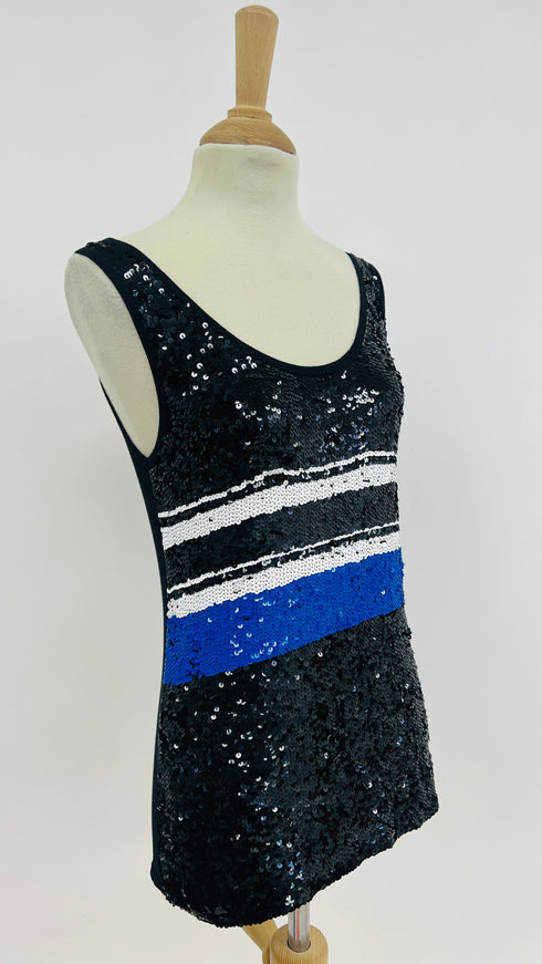 Top paillettes