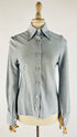 Camicia lurex argentata