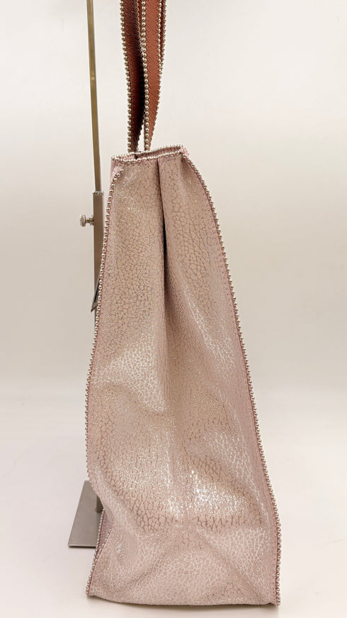 Tote-bag laminata con cartellino