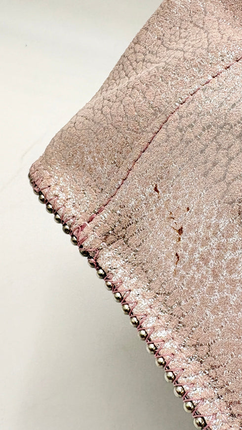 Tote-bag laminata con cartellino