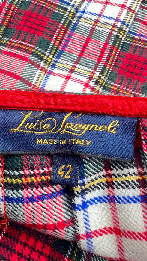 Gonna plissé tartan
