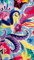 Camicia azzurra fantasia paisley